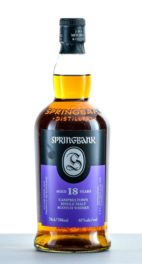 Springbank 18 Year Old Campbeltown Single Malt Scotch Whisky