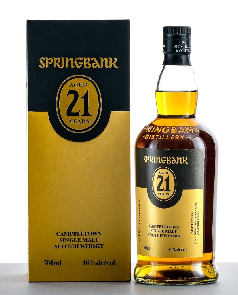 Springbank 21 Year Old Campbeltown Single Malt Scotch Whisky
