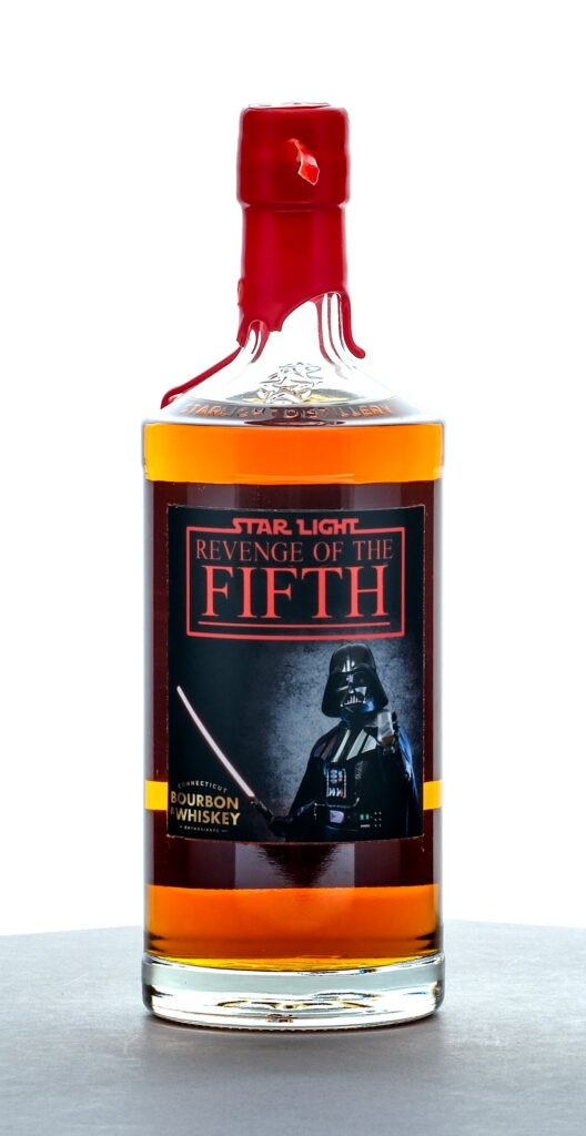 Starlight Distillery Single Barrel Huber's Rickhouse Select Indiana Straight Bourbon Whiskey Revenge of the Fifth