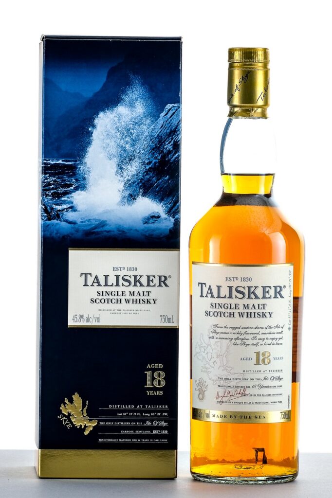 Talisker 18 Year Old Single Malt Scotch Whisky