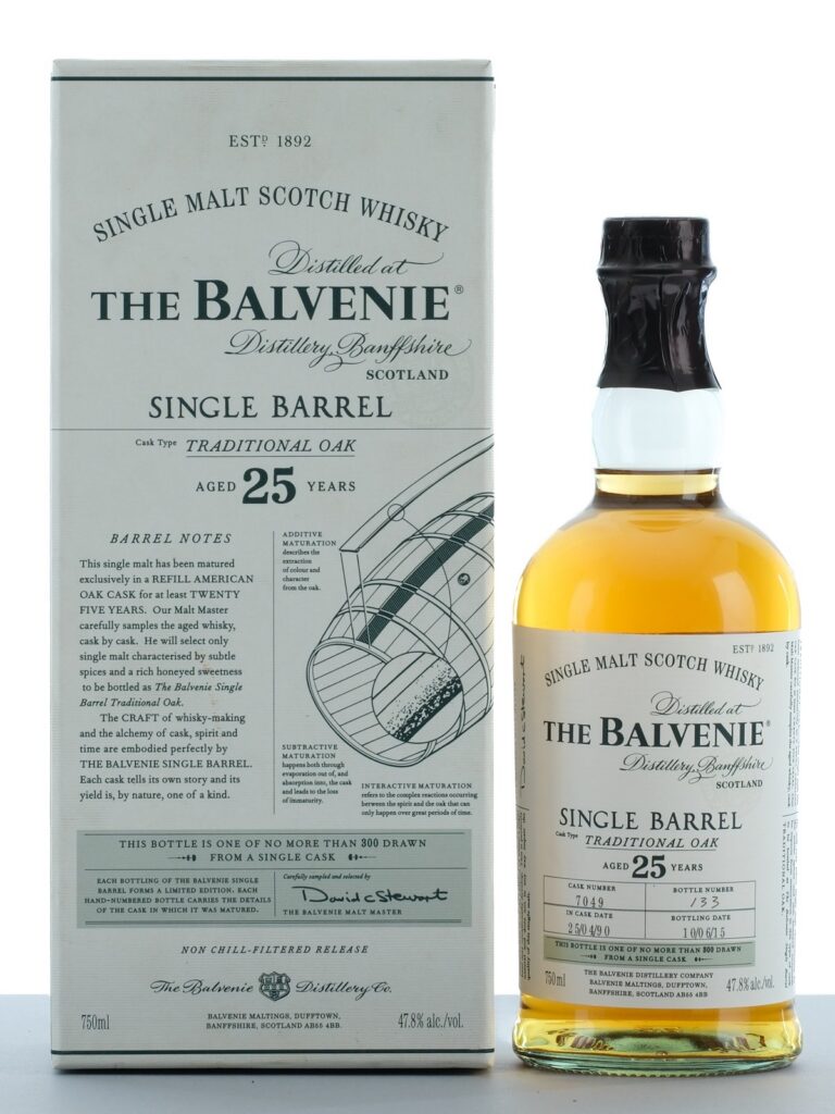 The Balvenie Single Barrel Traditional Oak 25 Year Old