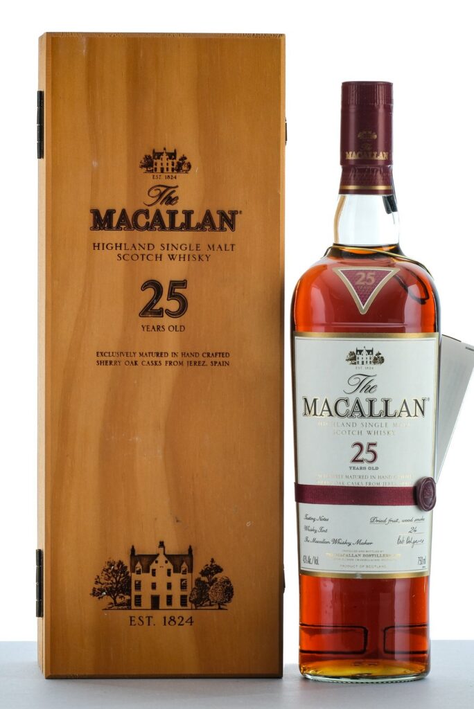 The Macallan 25 Year Old Highland Single Malt Scotch Whisky