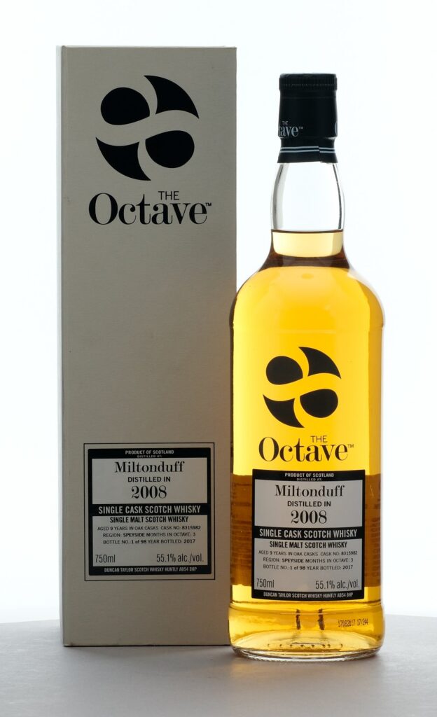 The Octave Miltonduff 2008 Single Cask Scotch Whisky
