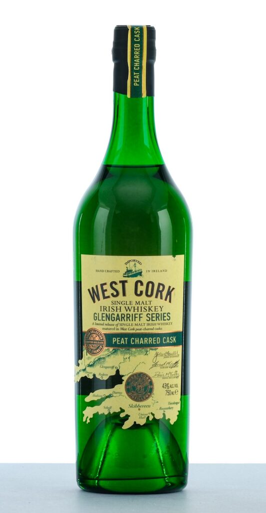 West Cork Glengarriff Series Peat Charred Cask Single Malt Irish Whiskey
