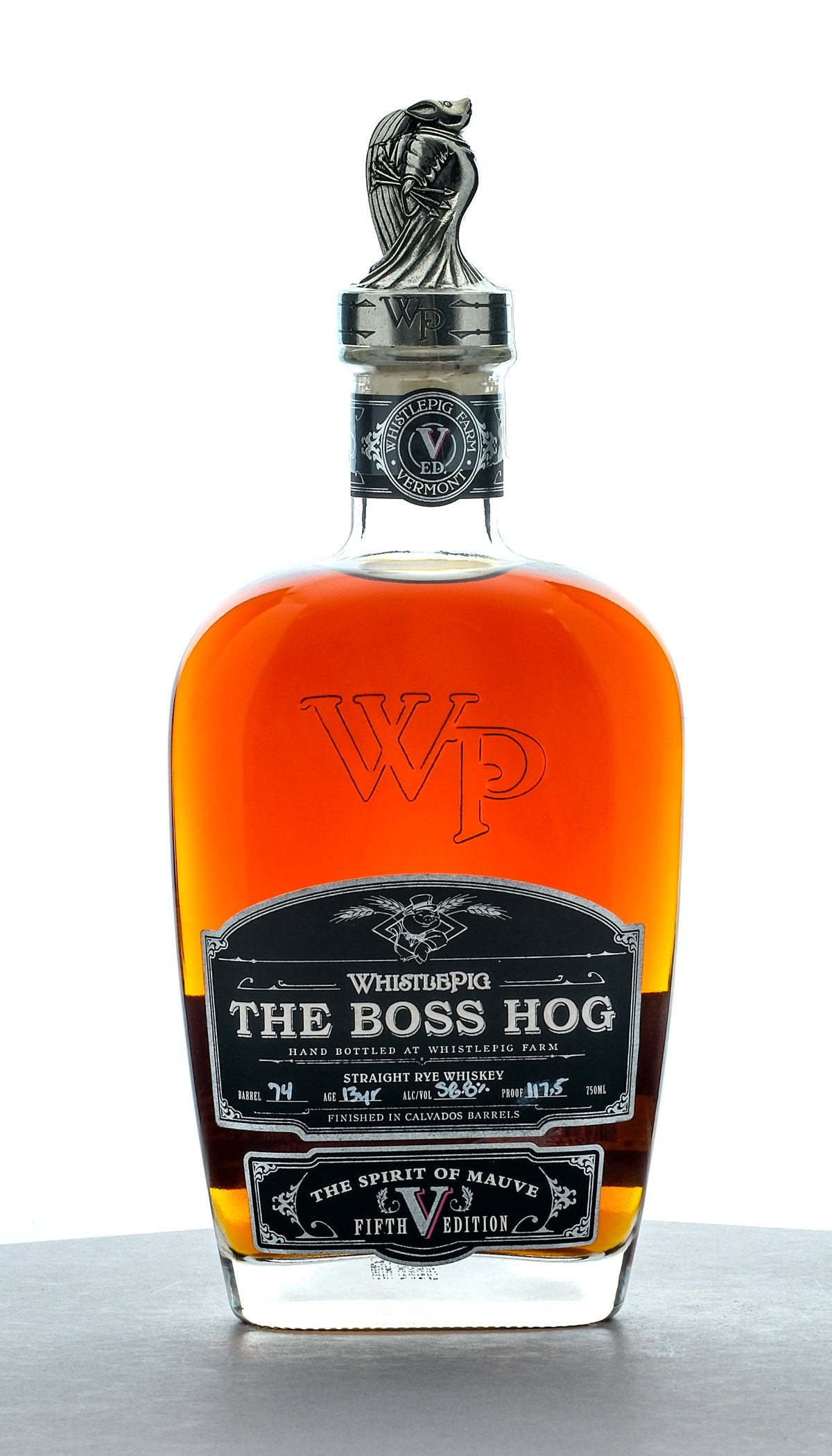 WhistlePig The Boss Hog Fifth Edition The Spirit of Mauve