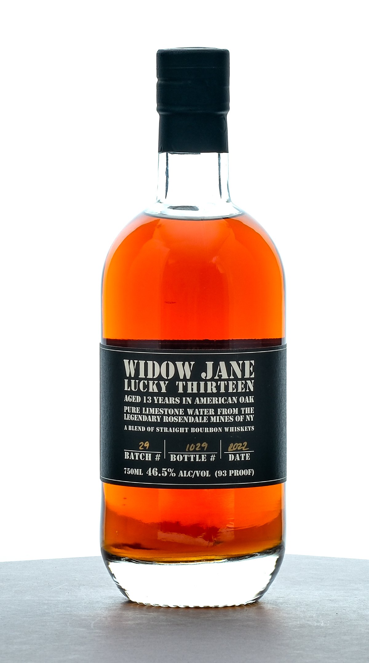 Widow Jane Lucky Thirteen 13 Year Straight Bourbon Batch #29 2022