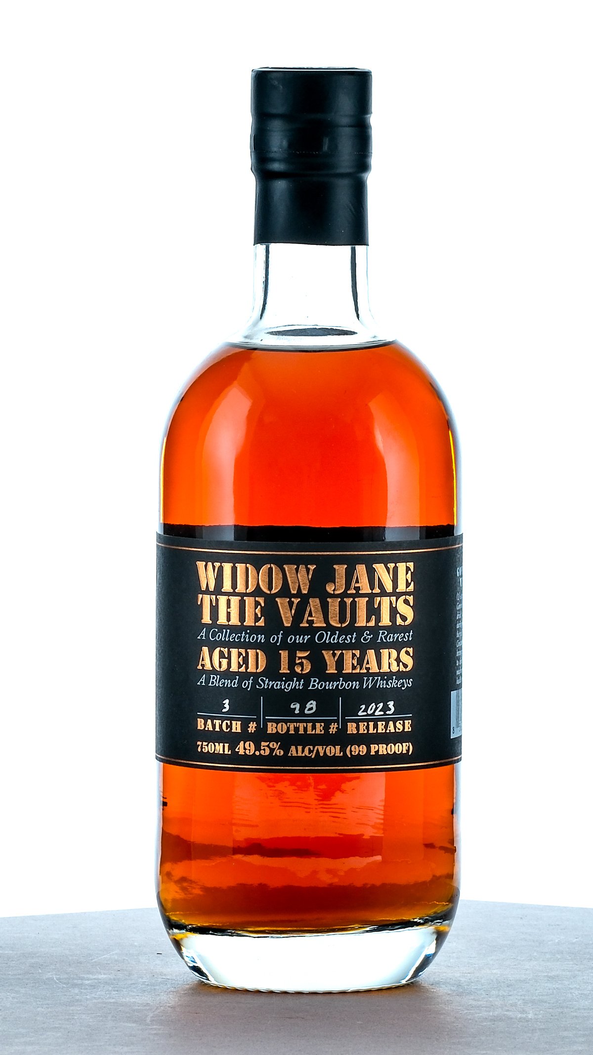 Widow Jane The Vaults Aged 15 Years Batch 3 Bottle 98 (2023)