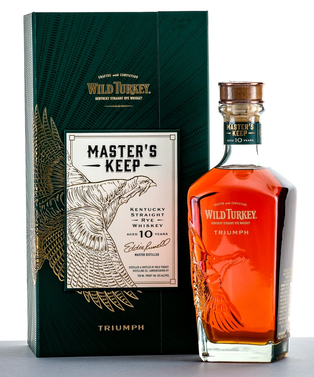 Wild Turkey Master's Keep Triumph 10 year old Kentucky Rye Whiskey