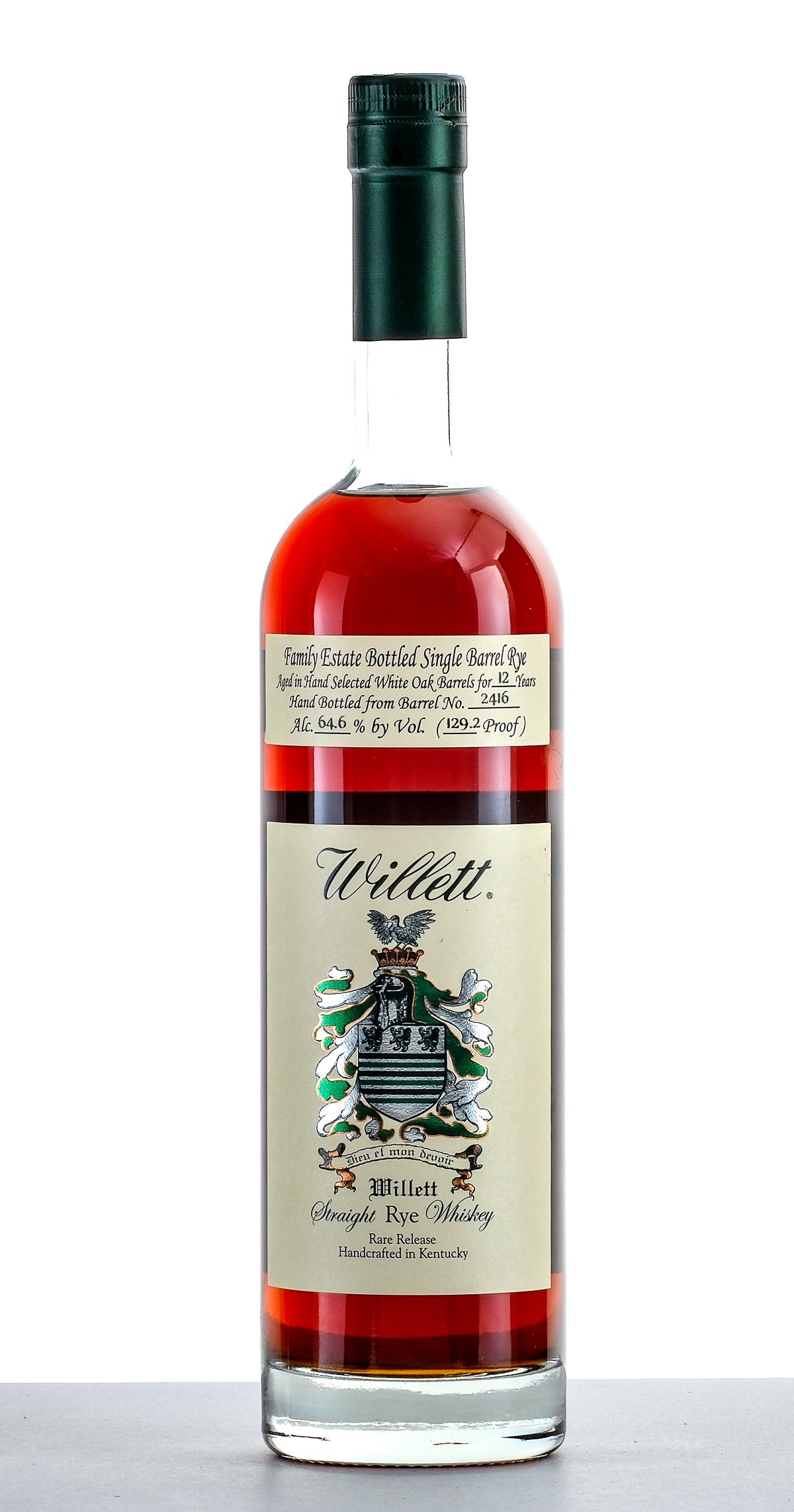 Willett Family Estate Bottled Single Barrel Rye 12 Year