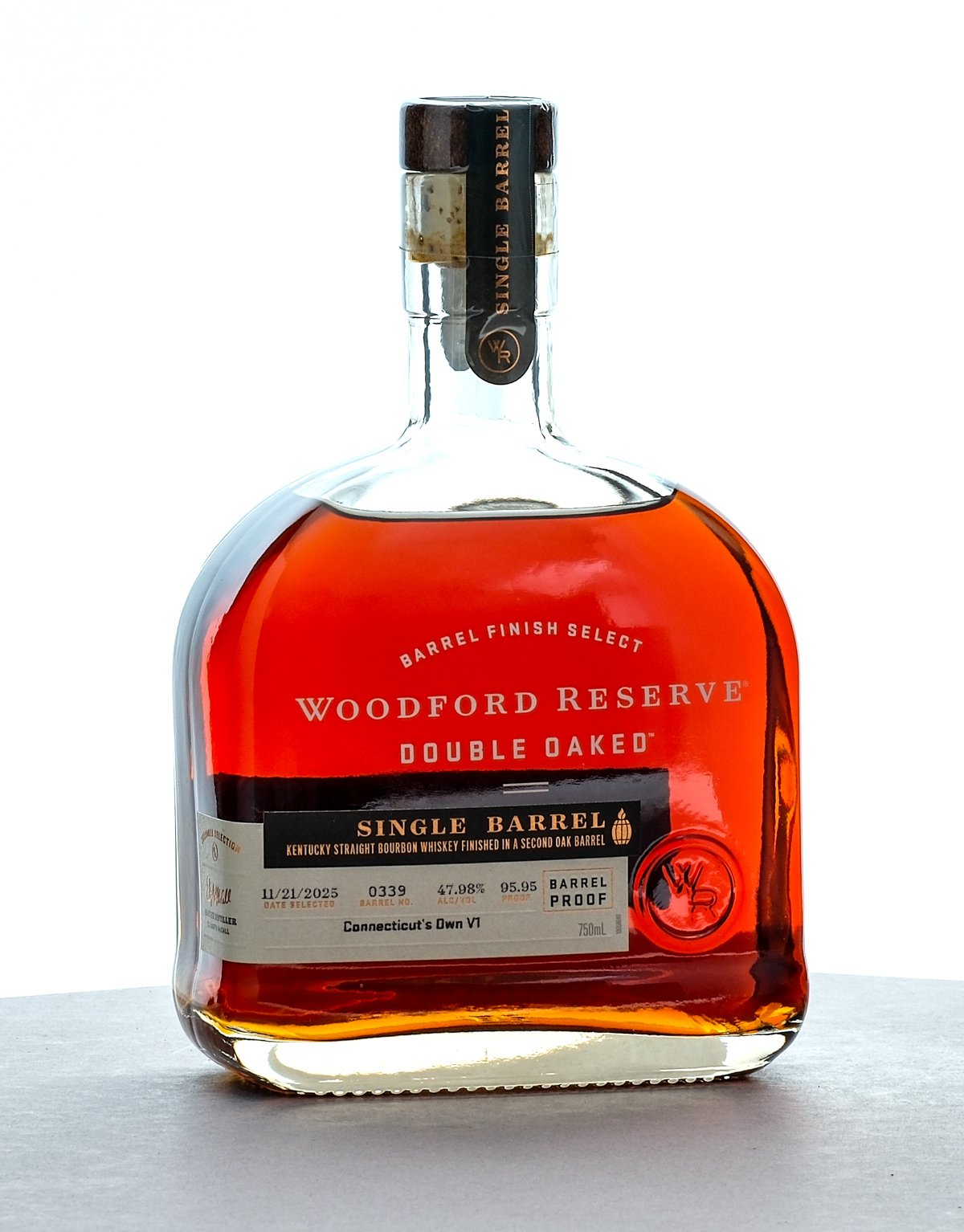 Woodford Reserve Single Barrel Double Oak Barrel Proof  2025