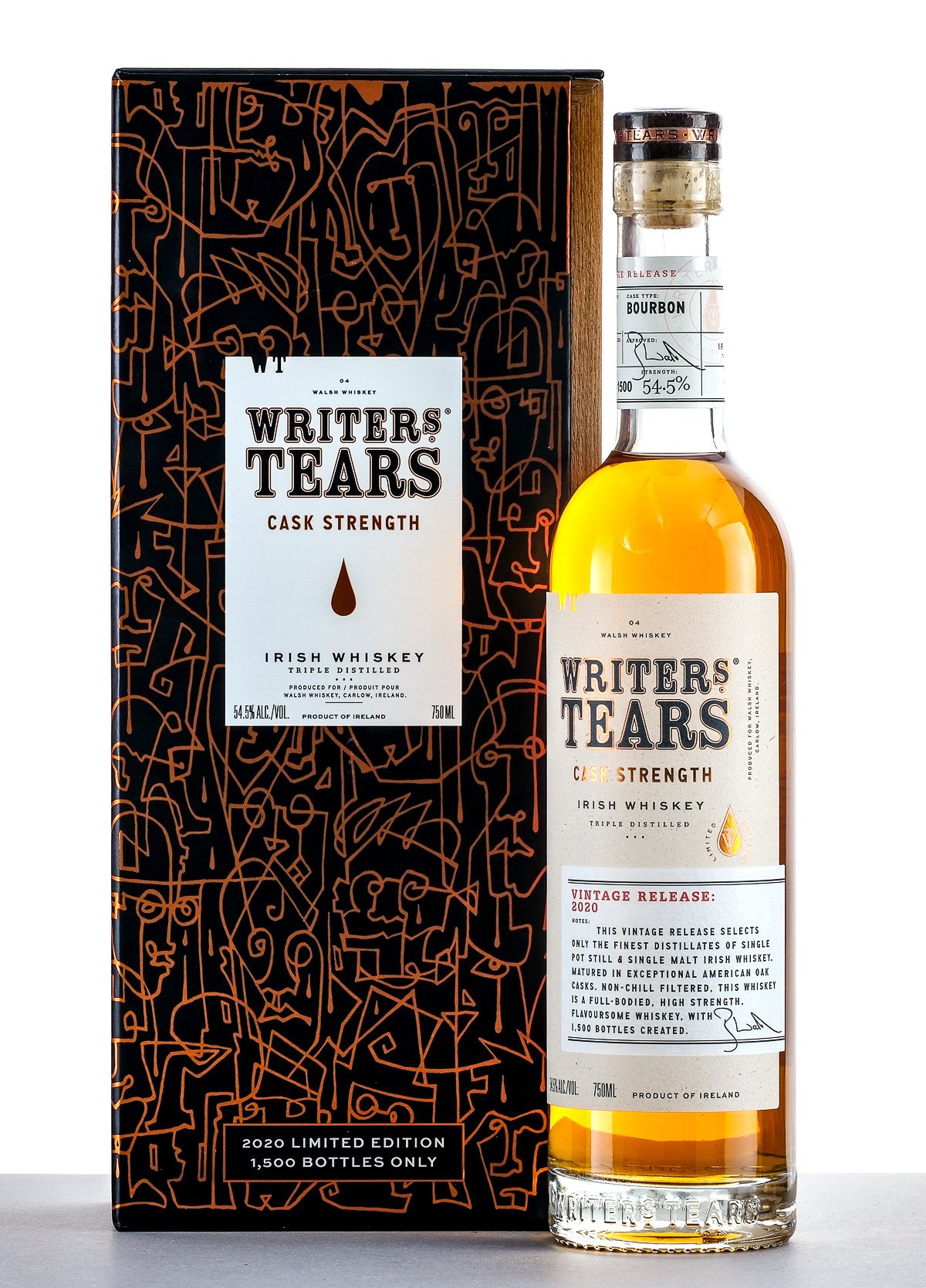 Writers' Tears Cask Strength Irish Whiskey 2020 Vintage Release